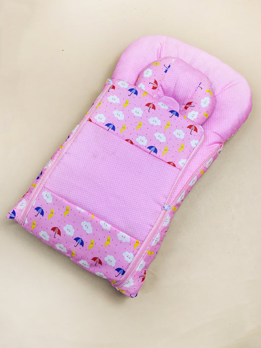 Pink Sleeping Bag For Newborns/Baby Carry Nest NBSB12