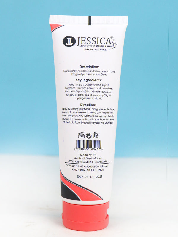 Jessica Vitamin E Brightening Facial Foam/Face Wash - 125ML