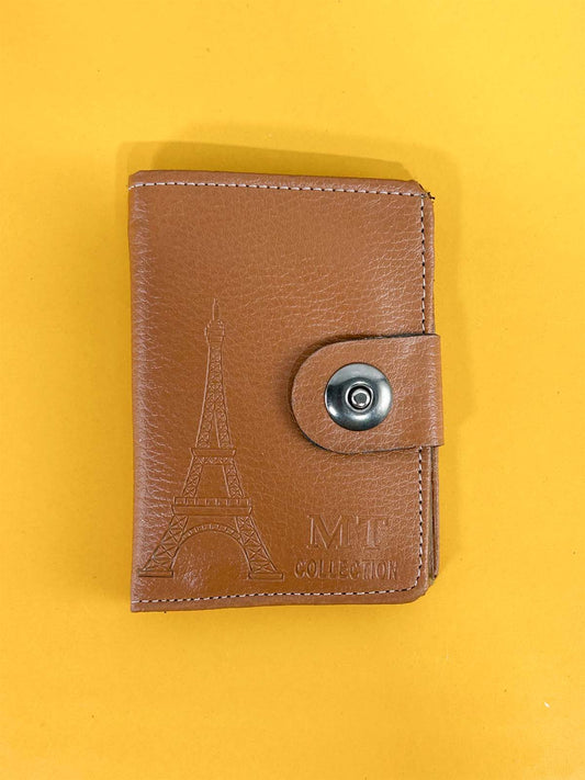 Light Brown Syn-Leather Wallet For Men MW45