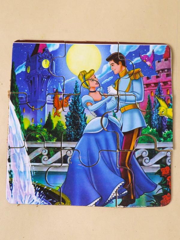 2 in 1 Wooden Jigsaw Puzzle Ladybug + Cinderella