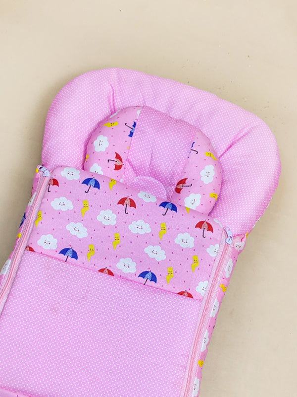 Pink Sleeping Bag For Newborns/Baby Carry Nest NBSB12