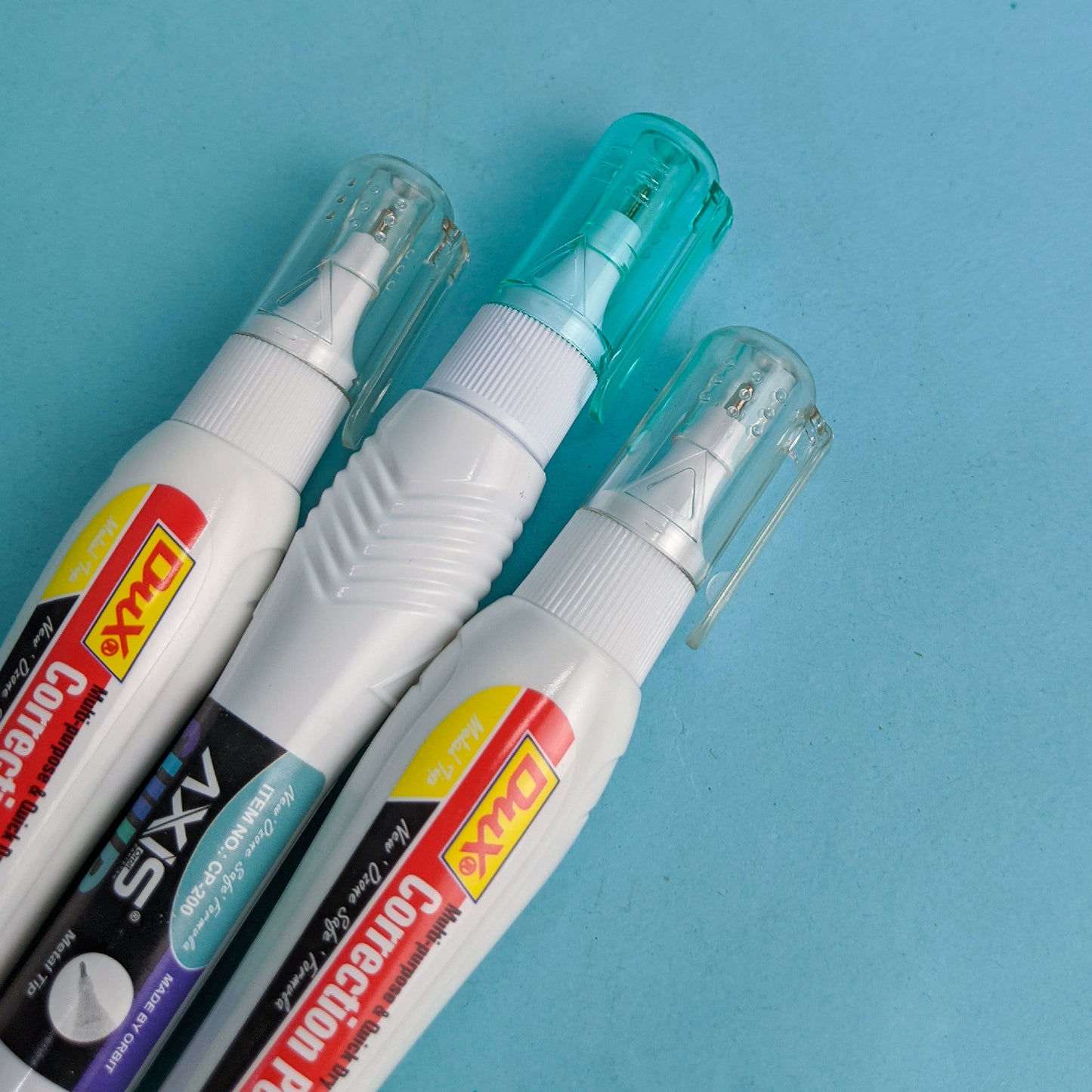 Pack of 3 Correction Pen And Whiteners Dux