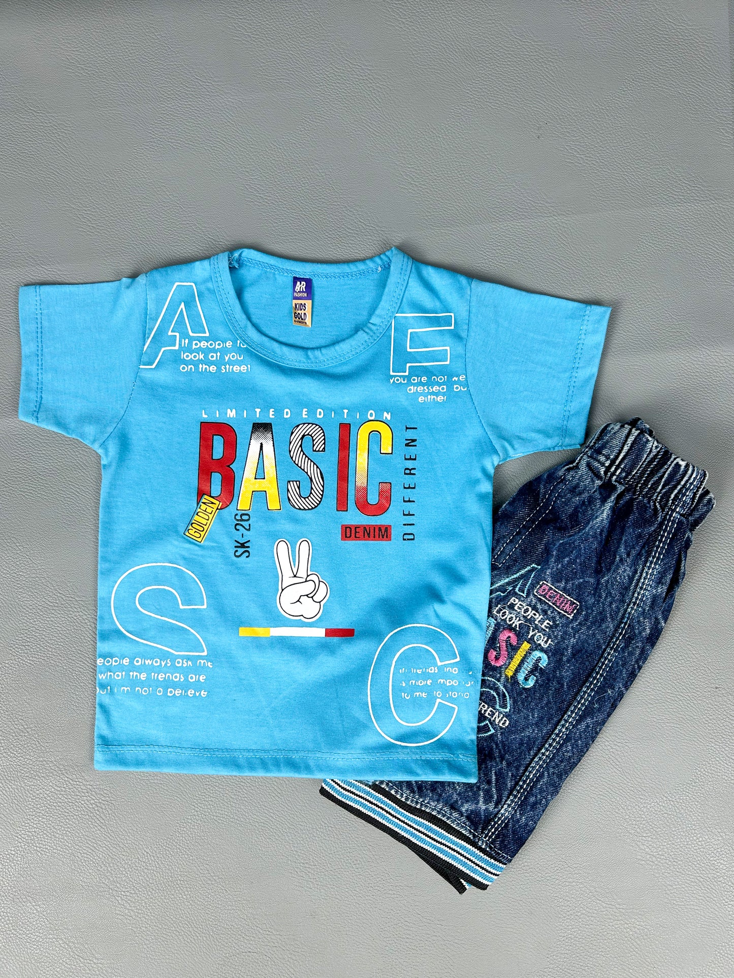 1Yr - 4Yrs Basic Blue Suit For Kids RZ BS234