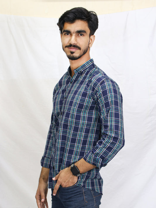 HG Men's Casual Shirt Checks MC-23