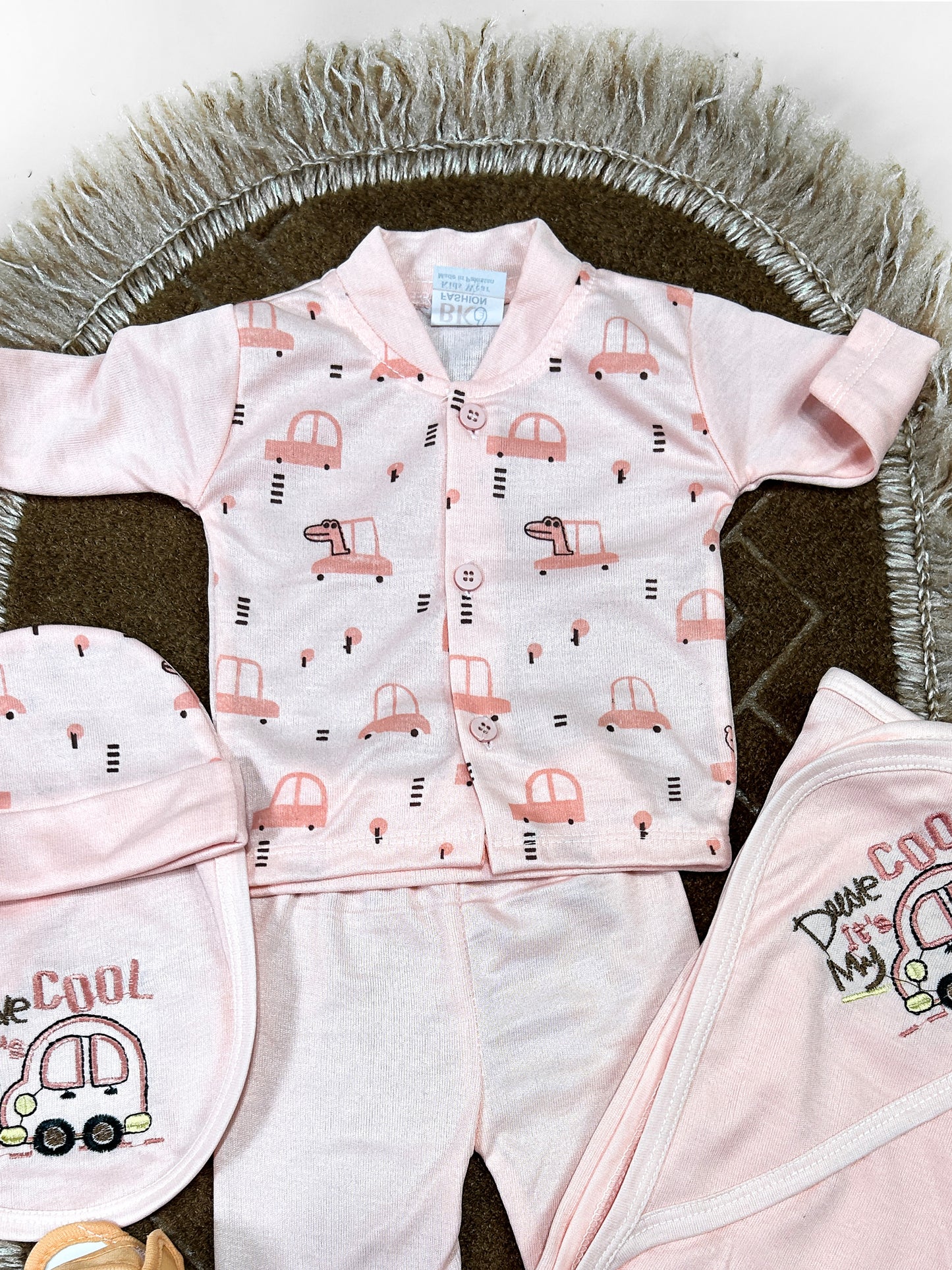 0Mth - 3Mth Cool Drive 5Pcs Gift Set For Newborn HG NBGS224