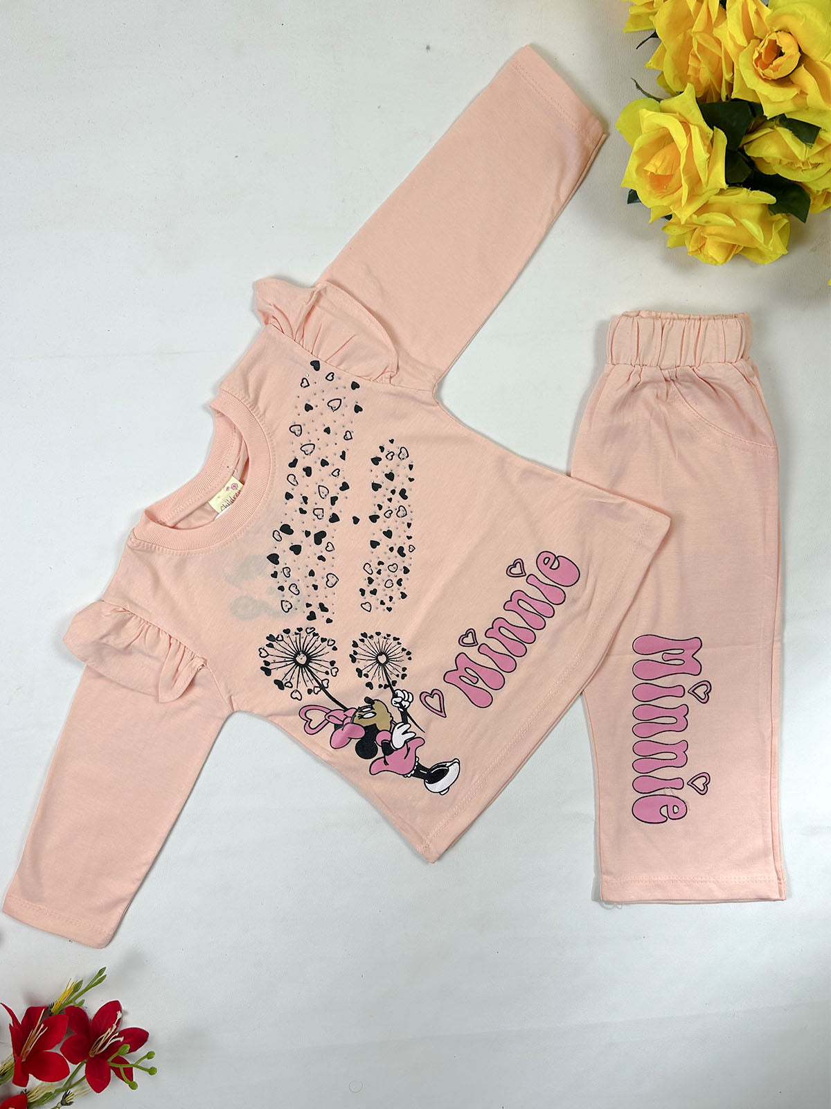 1Yr - 4Yrs Peach Minnie Suit For Girls GS595