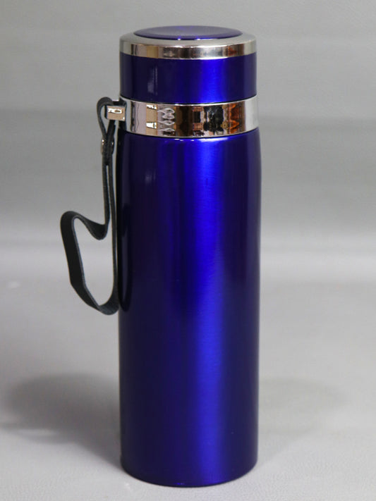 Dark Blue Stainless Steel Vacuum Bottle D-38