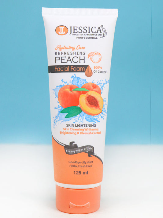 Jessica Refreshing Peach Facial Foam/Face Wash - 125ML