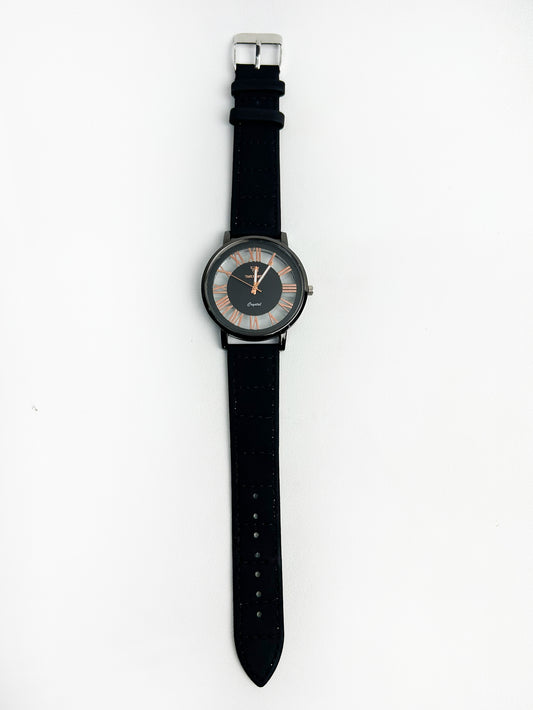 Black Wrist Watch For Men MW73