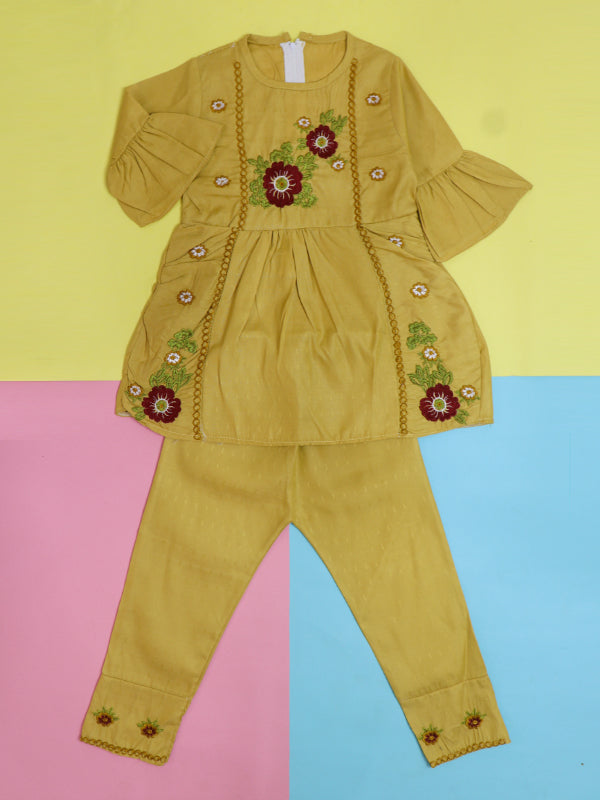 GS40 RZ Girls Suit 5Yrs - 12Yrs Mustard