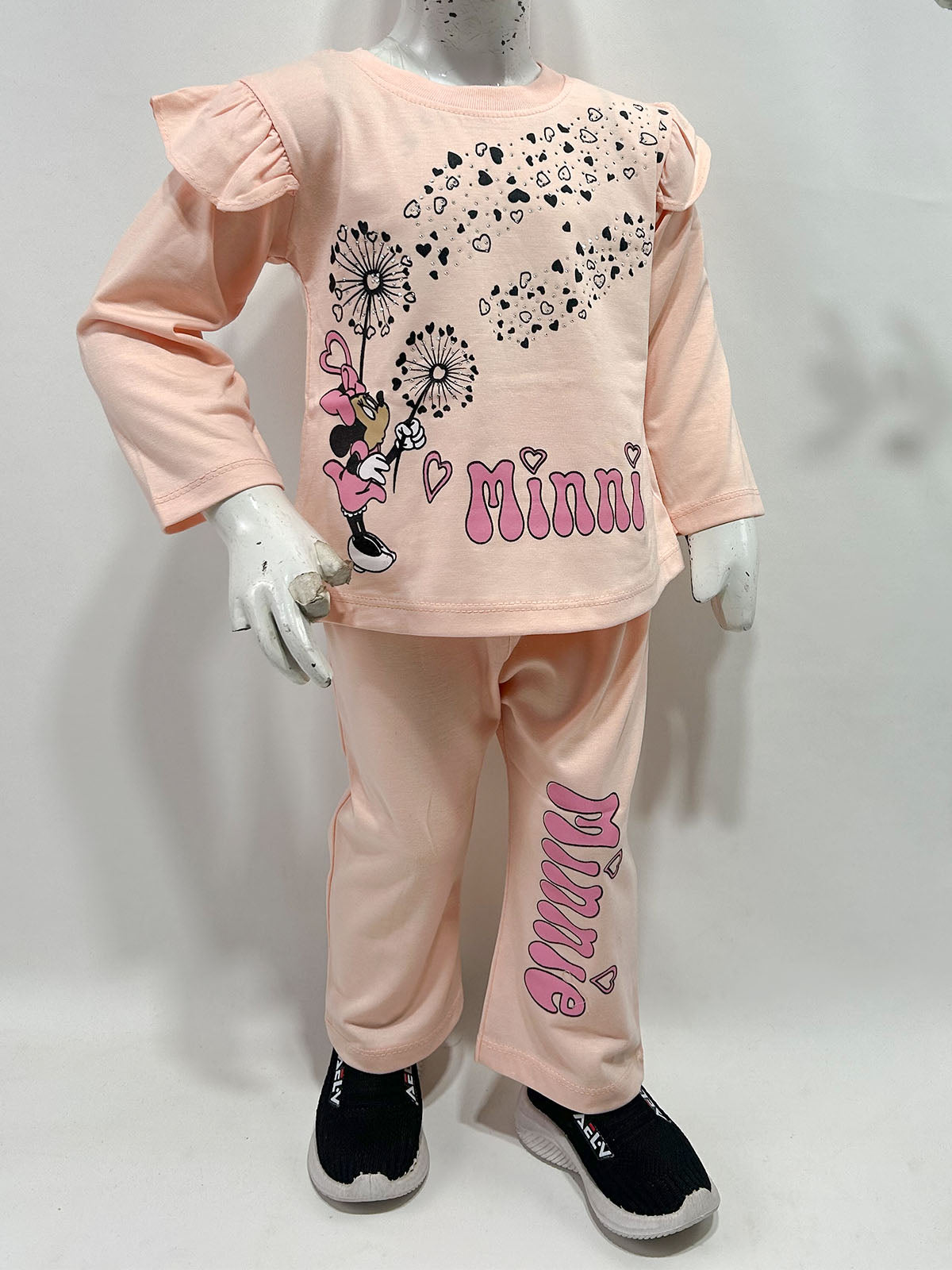 1Yr - 4Yrs Peach Minnie Suit For Girls GS595