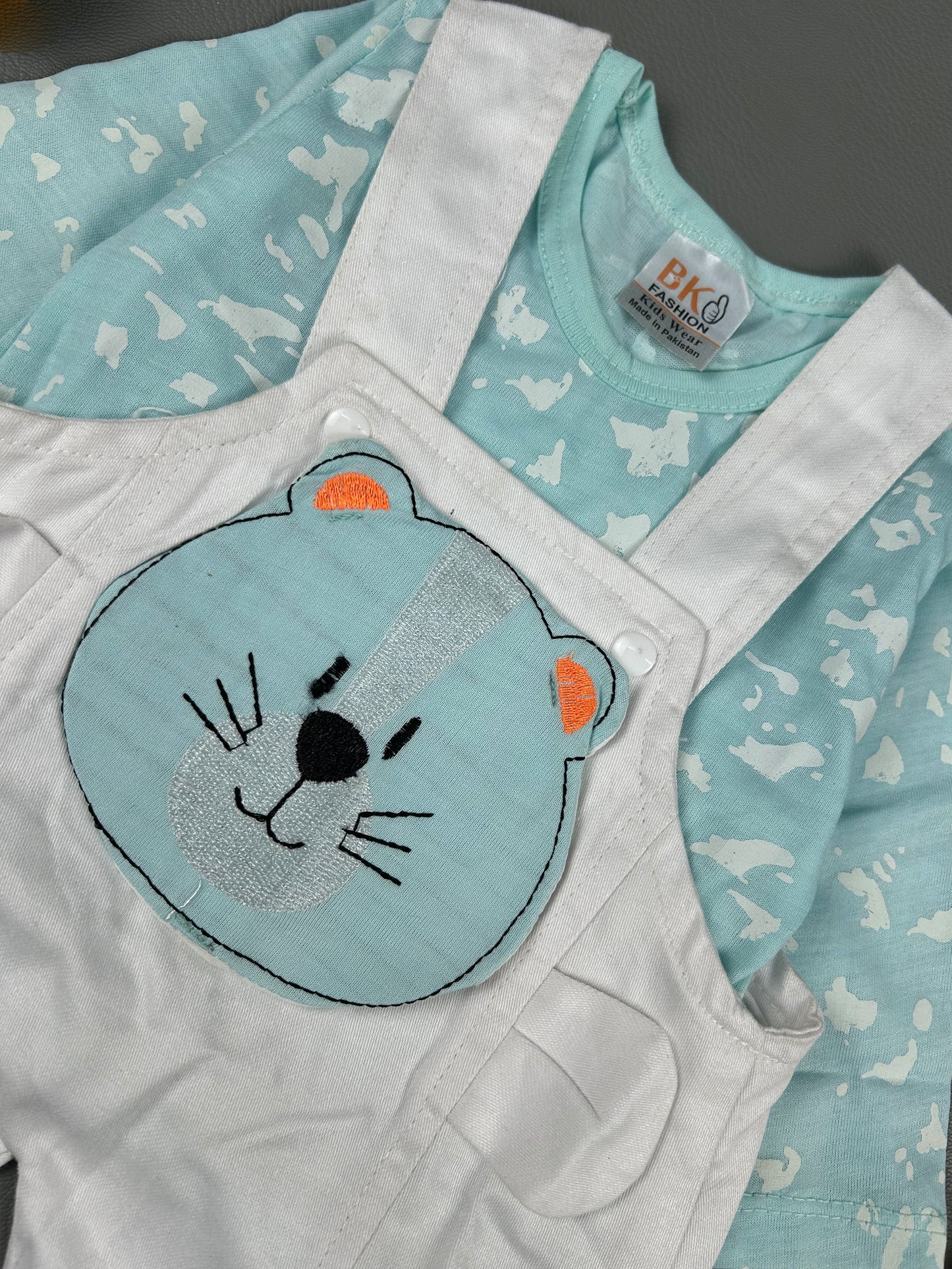 3Mth - 9Mth Roar Light Blue Romper For Newborn HG NBR50