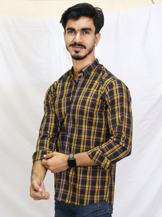 HG Men's Casual Shirt Checks MC-24