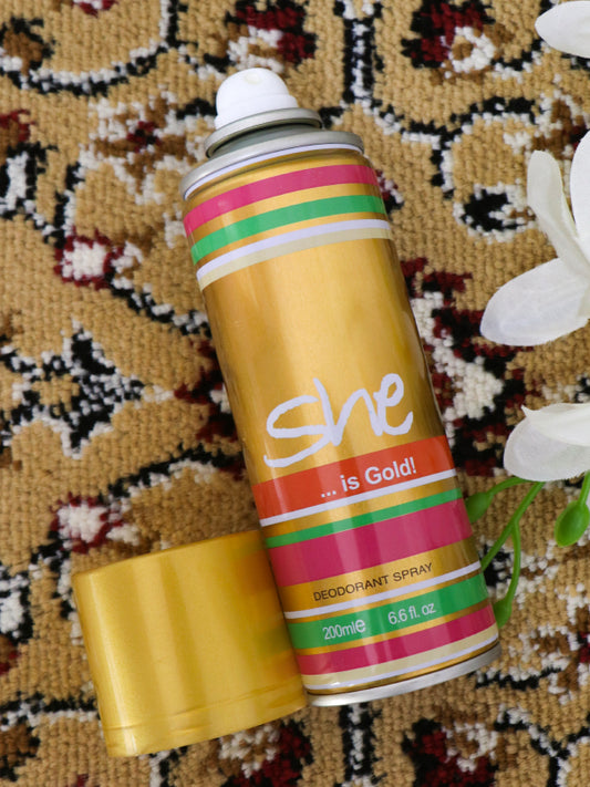 She Is Gold Deodorant Body Spray BS07 - 200ML