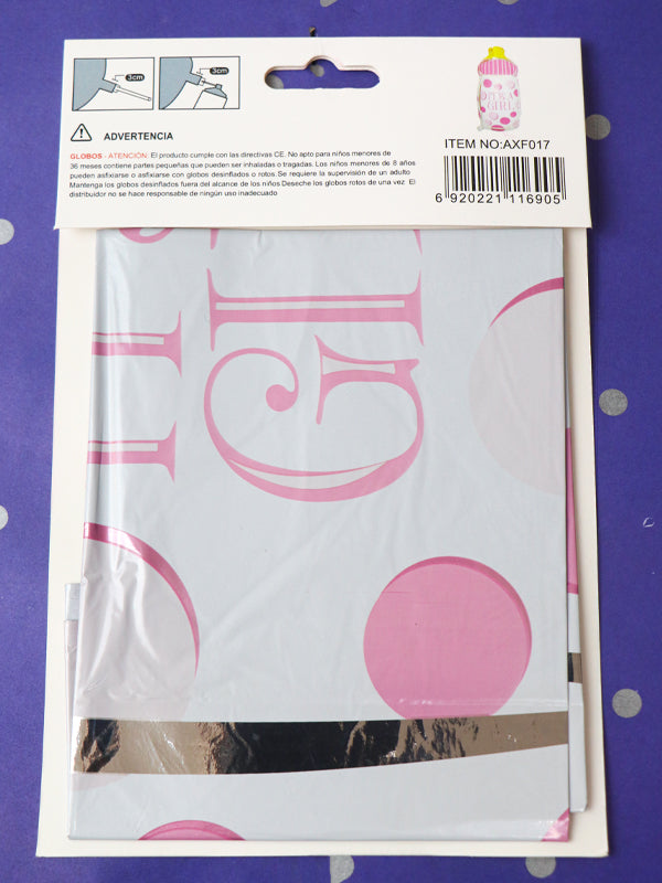 Pink It's A Girl Foil Balloon BP31