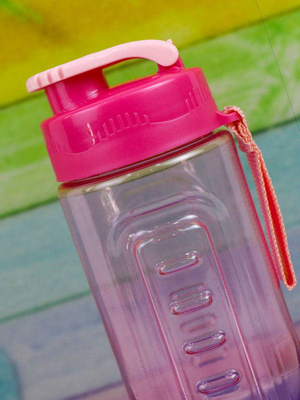 WTB18 Safari Pink Plastic Transparent Water Bottle - 750ML