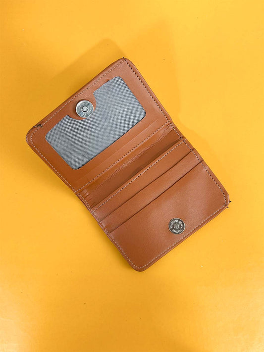 Light Brown Syn-Leather Wallet For Men MW48