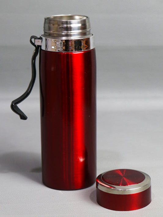 Red Stainless Steel Vacuum Bottle D-39