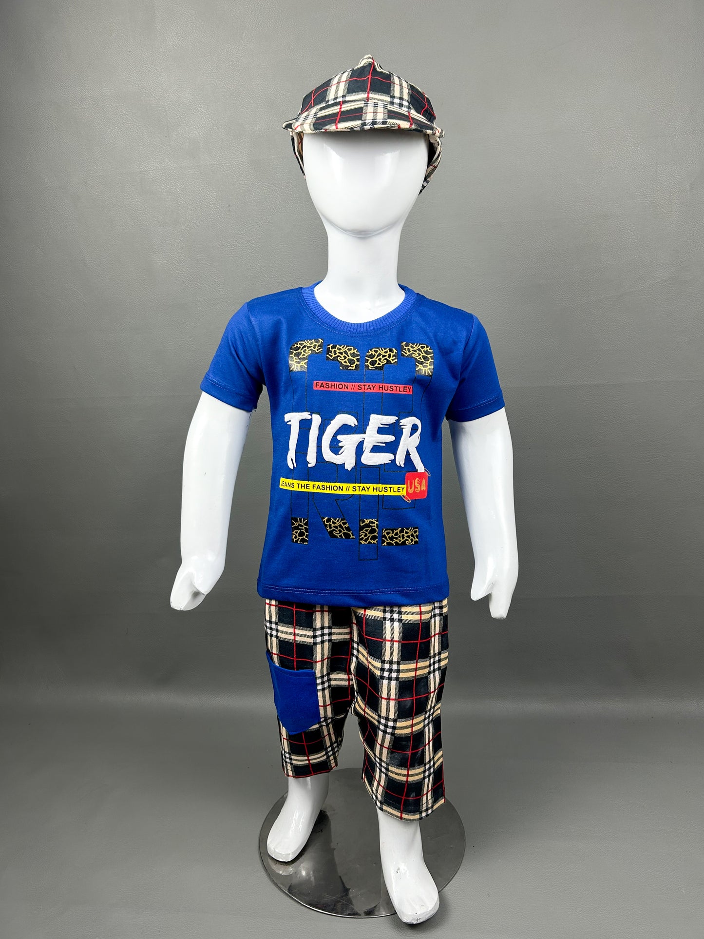 1Yr - 4Yrs Tiger Dark Blue Suit For Kids RZ BS282