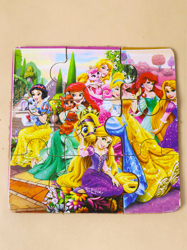 2 in 1 Wooden Jigsaw Puzzle Disney Princesses