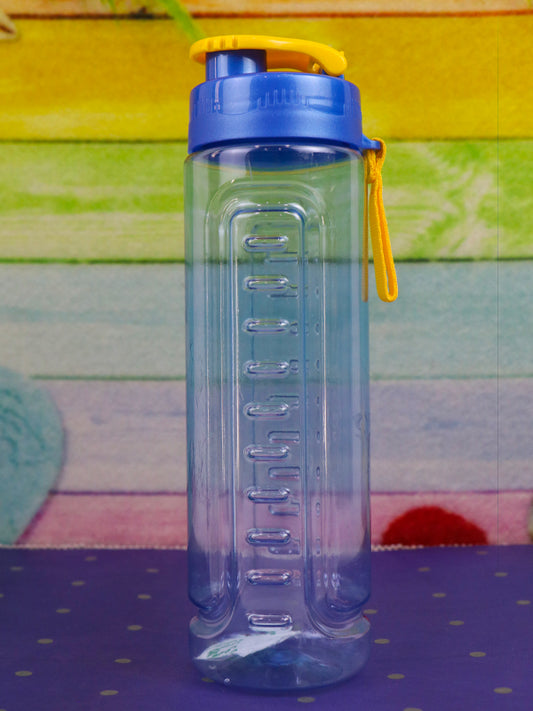 WTB18 Safari Blue Plastic Transparent Water Bottle - 750ML