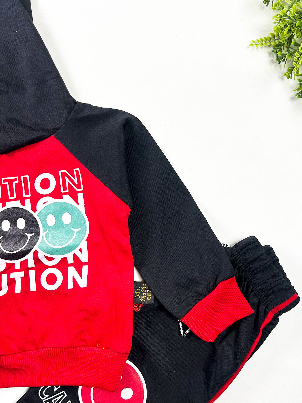 1Yr - 4Yrs Caution Red Suit For Kids BS827