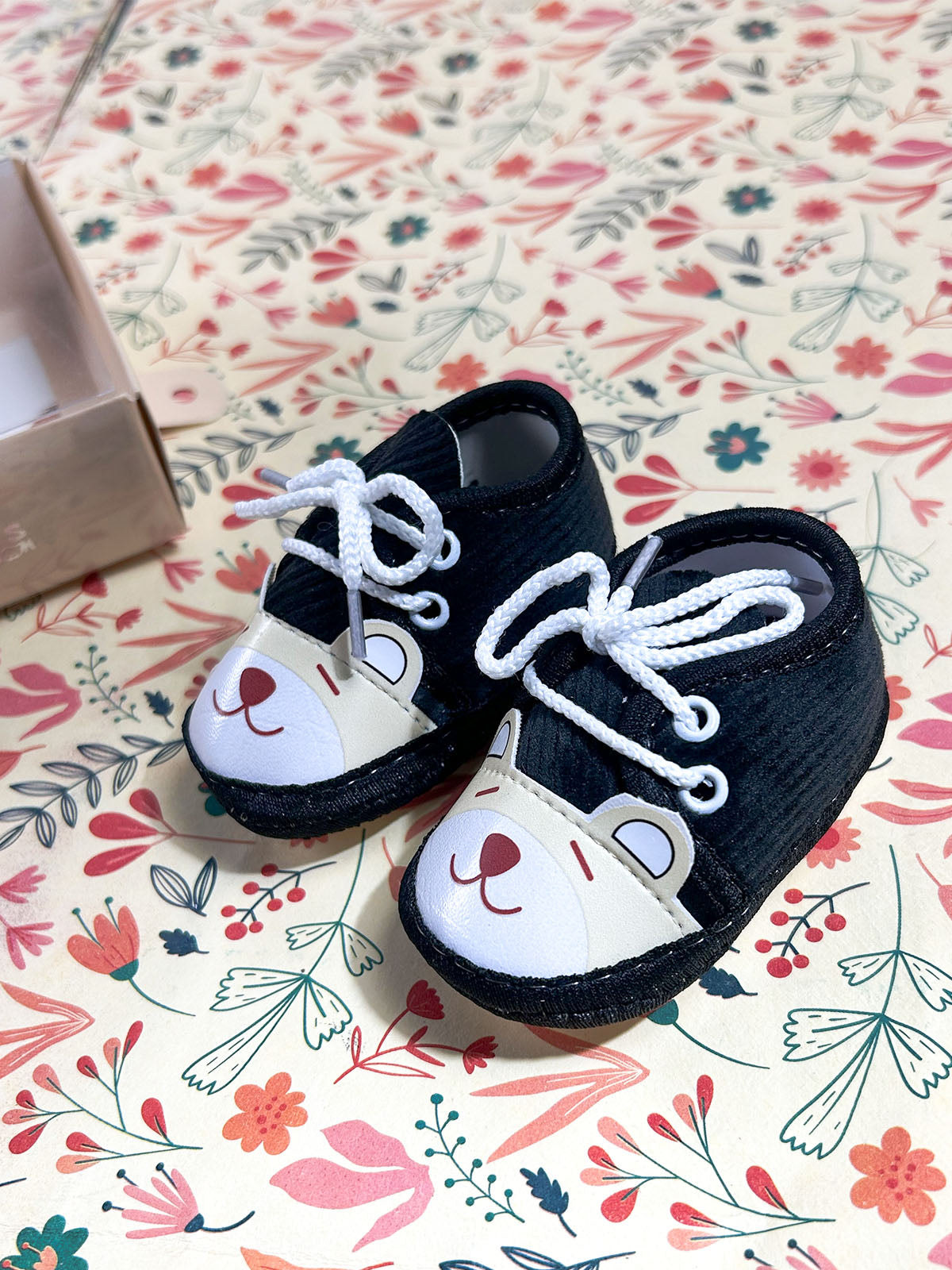 Black Bootie For Newborn NB100
