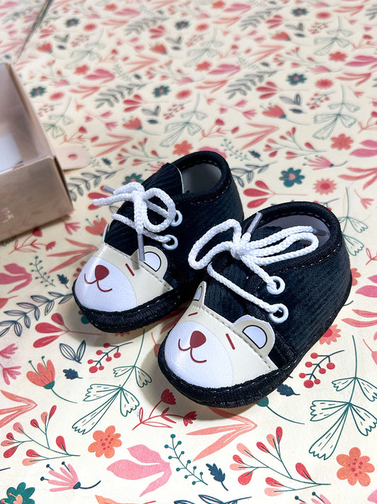 Black Bootie For Newborn NB100