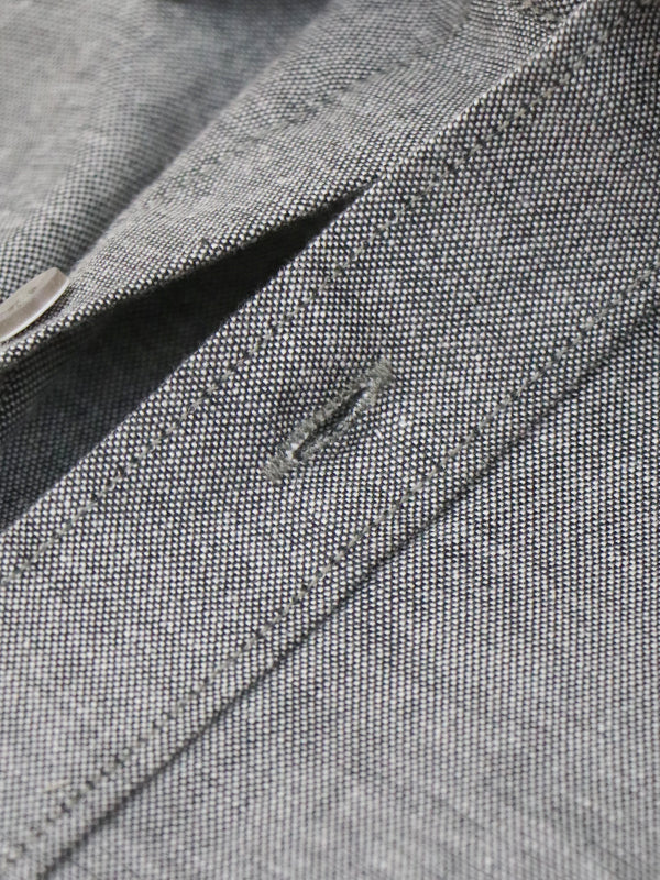 Men's Chambray Formal Dress Shirt Light Grey