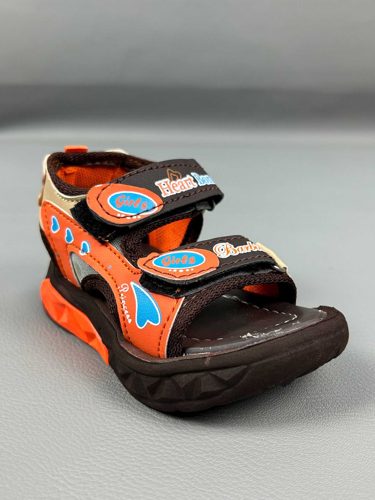 Dark Brown Casual Sandals for Kids BSD60