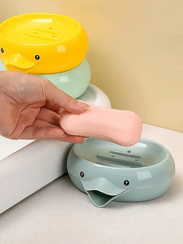 Plastic Duck Beak Soap Dish / Soap Box Multicolor