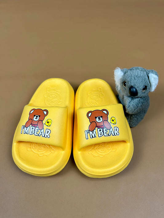 Light Yellow Casual Soft Slippers for Kids KS17