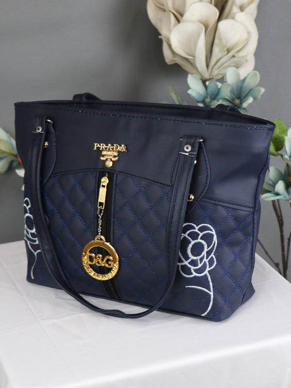 WHB05 Women's Handbag PRD Navy Blue