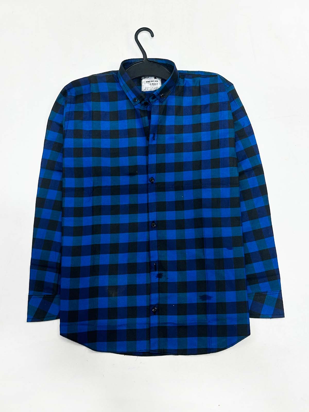 Blue Checks Casual Shirt For Men MCS125