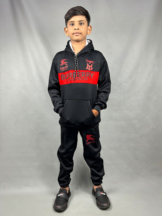 7Yr - 11Yrs Black Track Suit For Boys AH KTR35