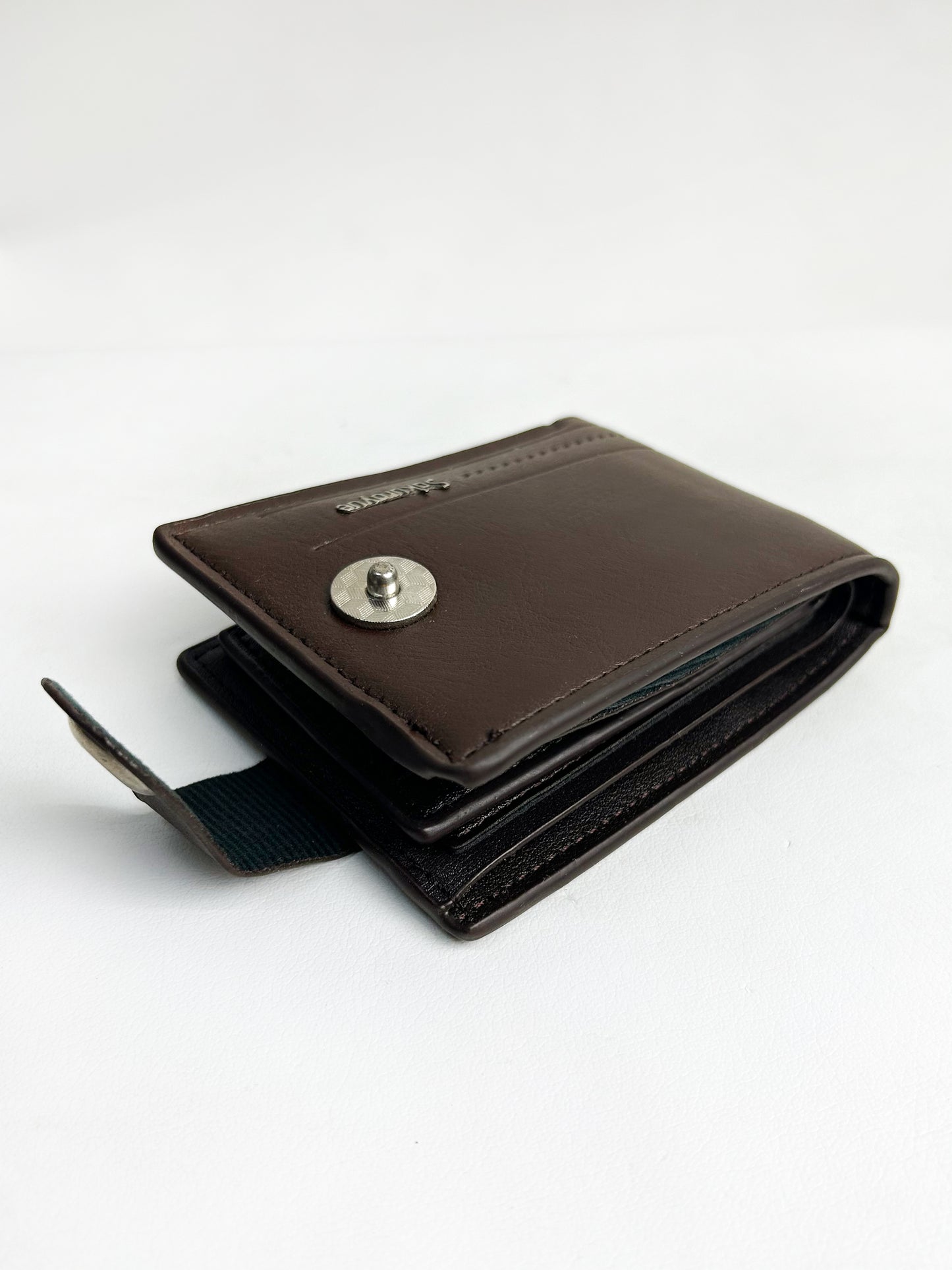 Dark Brown Syn-Leather Wallet For Men MW28