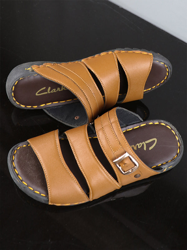 MC04 Men's Breathable Casual Slippers Brown