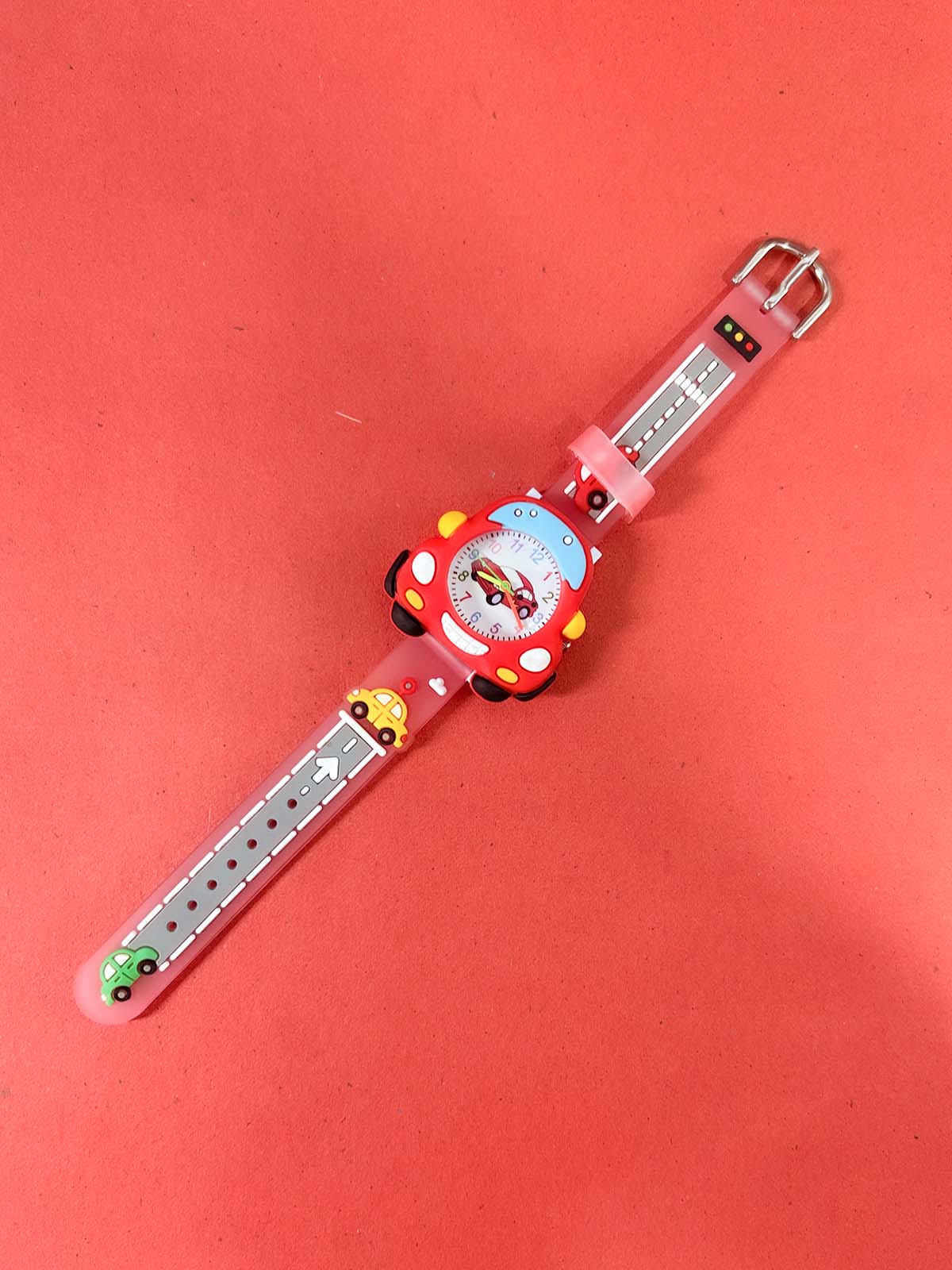 Red Wrist Watch For Boys KWW117