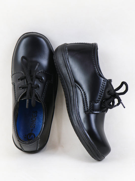 KS06 Kids School Shoes 13Yrs - 17Yrs Black