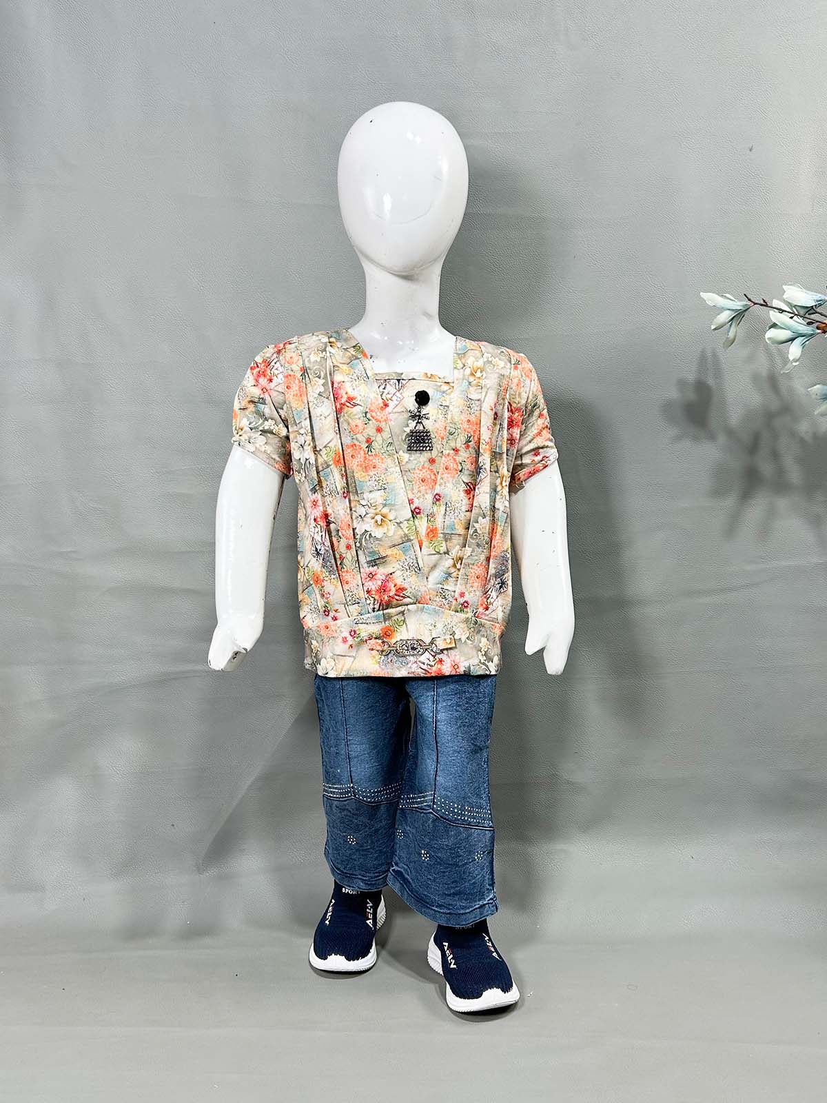 2Yr - 8Yrs Green Suit For Girls OP GS408