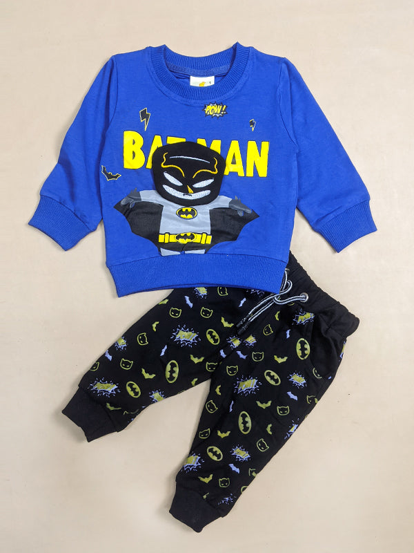 3Mth - 9Mth Batman Royal Blue Baba Suit For Newborns NBS147