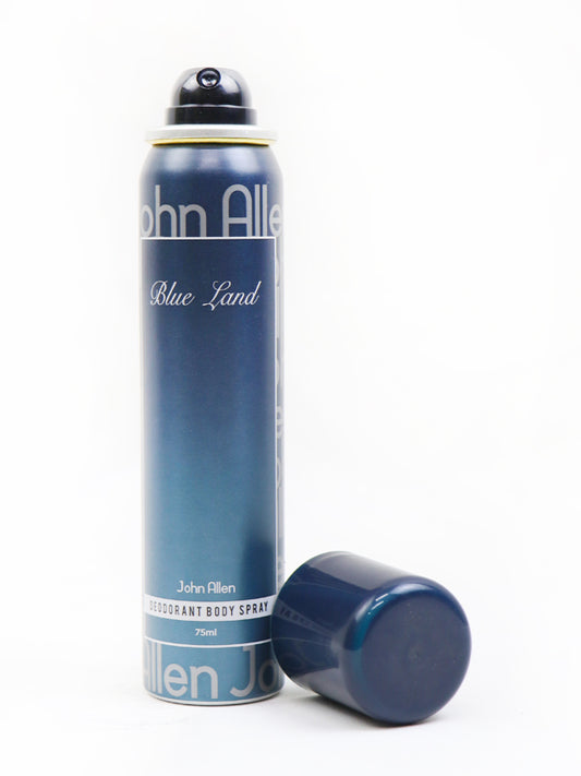 John Allen Deodorant Body Spray Blue Land - 75 ML