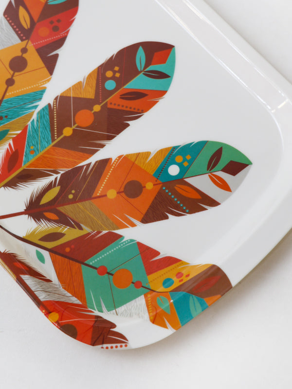 Wings Design Melamine Serving Tray