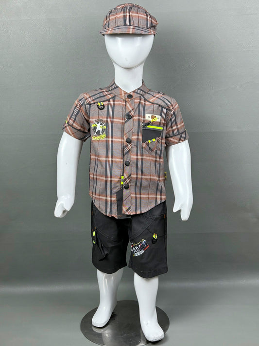 1Yr - 4Yrs Bear Grey Suit For Kids AJ BS301
