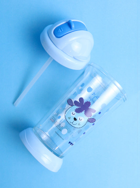 Baby Anti Spill Learning Sippy Cup Blue - 300ML