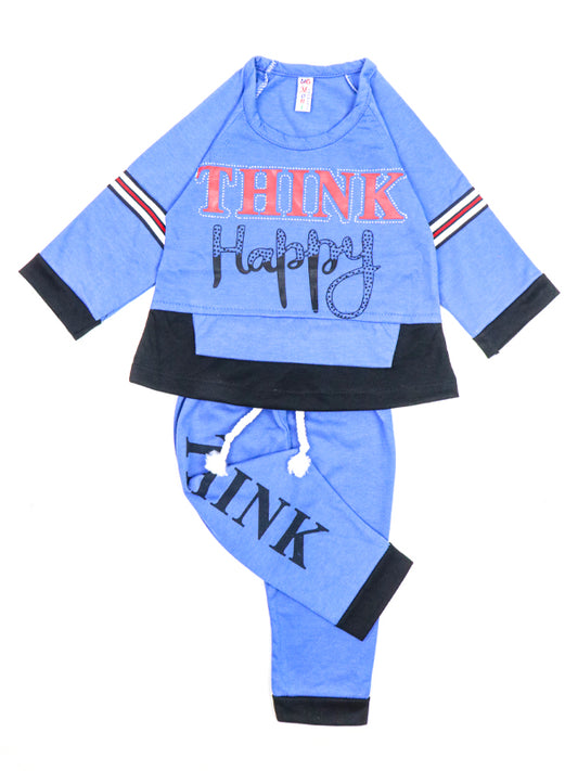 TG Girls Suit 1Yr - 4Yr Think Happy Blue