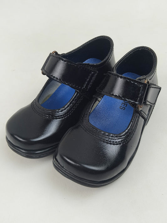 KS11 Kids School Shoes 8Yrs - 12Yrs Black