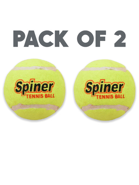 Pack Of 2 Spiner Tennis Cricket Ball