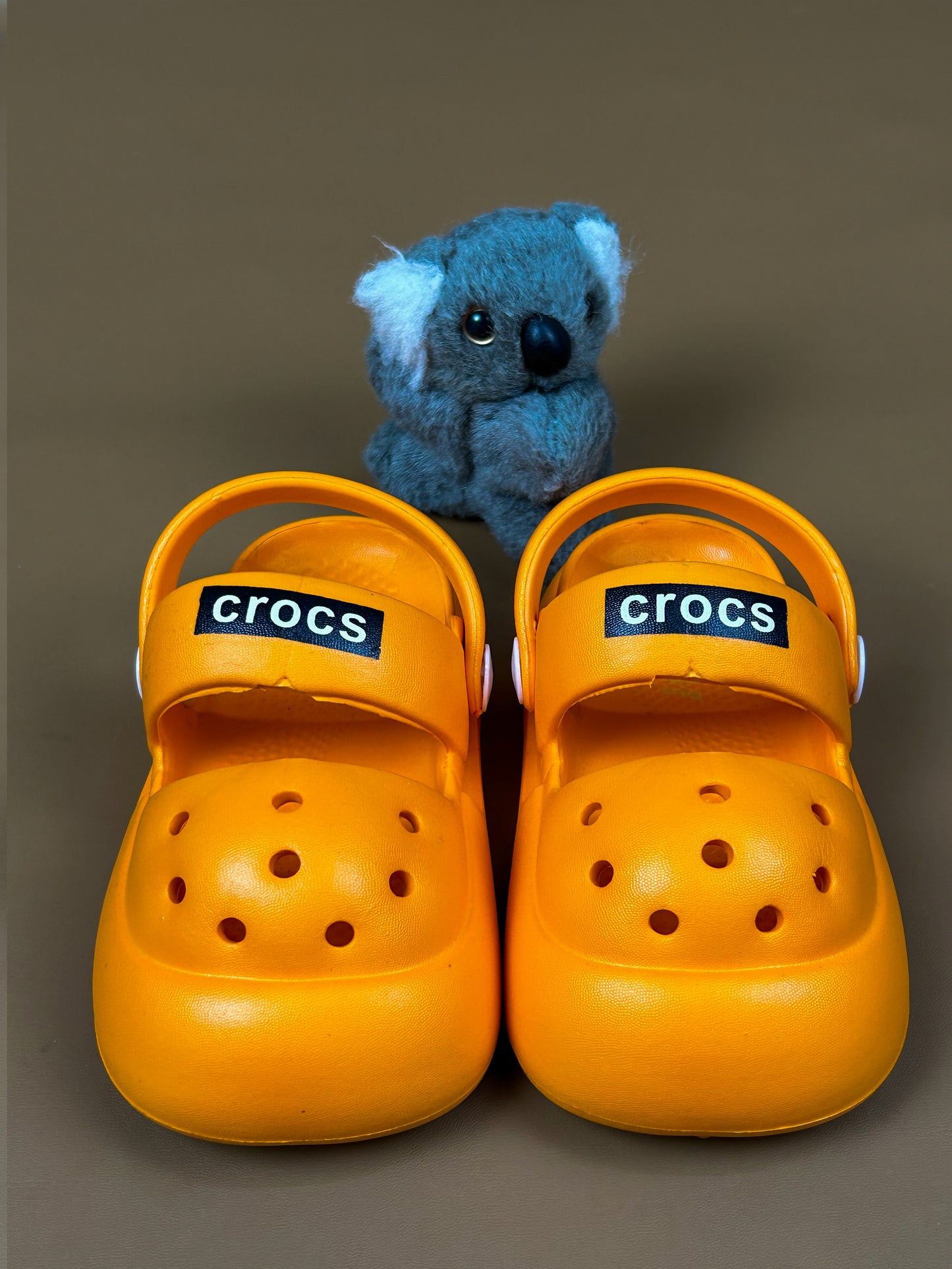 Orange Casual Soft Crocs for Kids KS25