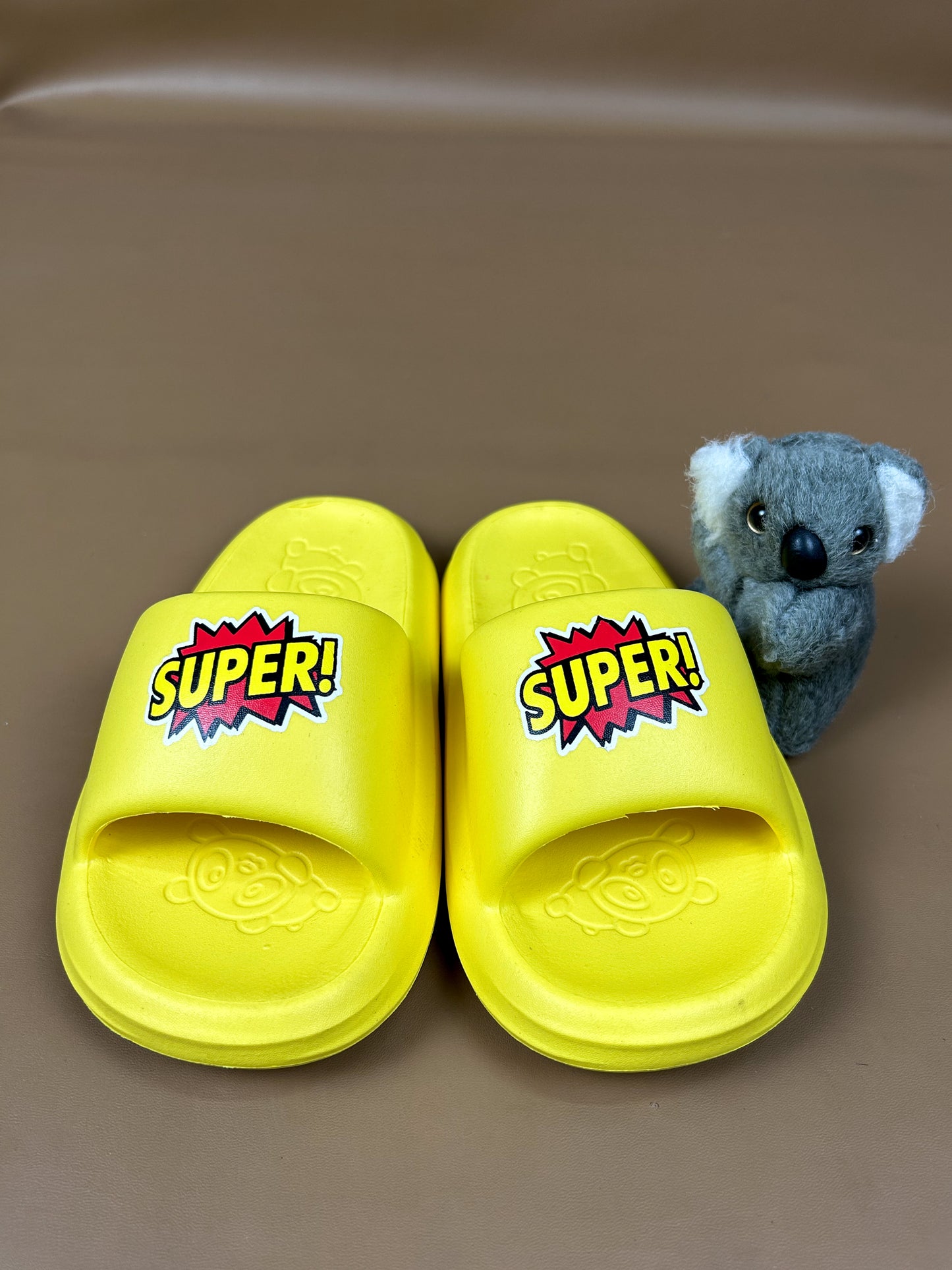 Yellow Casual Soft Slippers for Kids KS15